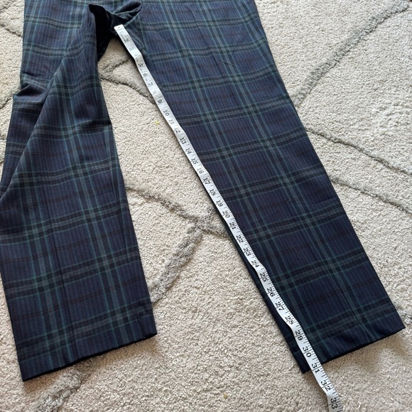J. Jill Tartan Black and Green Plaid Trousers - Picture 8 of 8